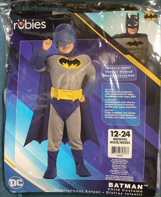 Batman (Grey & Blue) Toddler (12-24 mo)