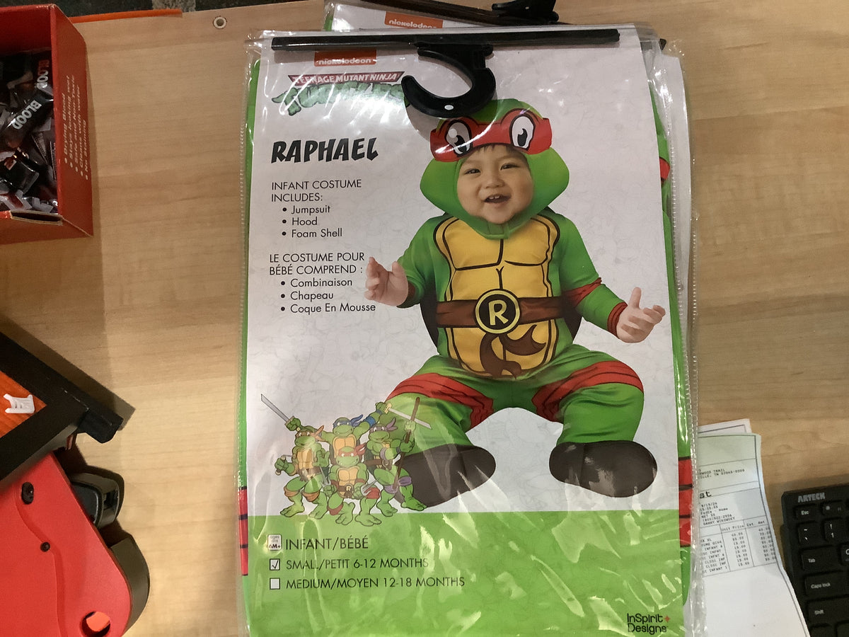 *TMNT Raphael - Infant Small (6-12mo)