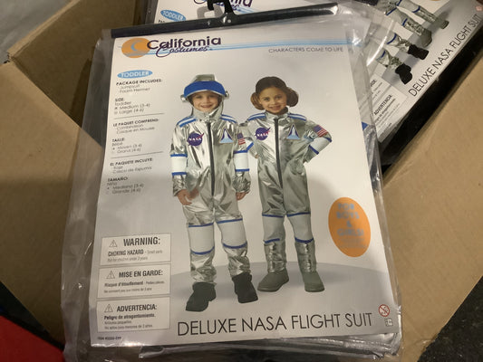 *Deluxe NASA Flight Suit - Toddler Medium (3-4)