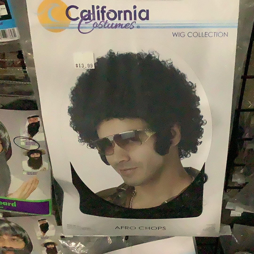 Afro Chops Wig - Black