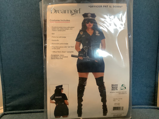 *Officer Pat U Down - Adult 2X