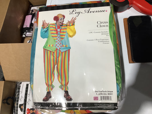 *Circus Clown - Adult One Size