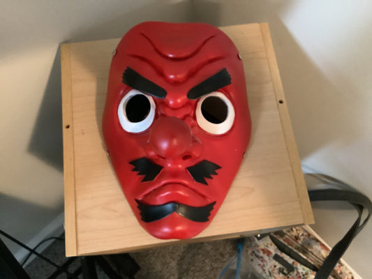 Red Oni/Tengu Resin Samurai Mask