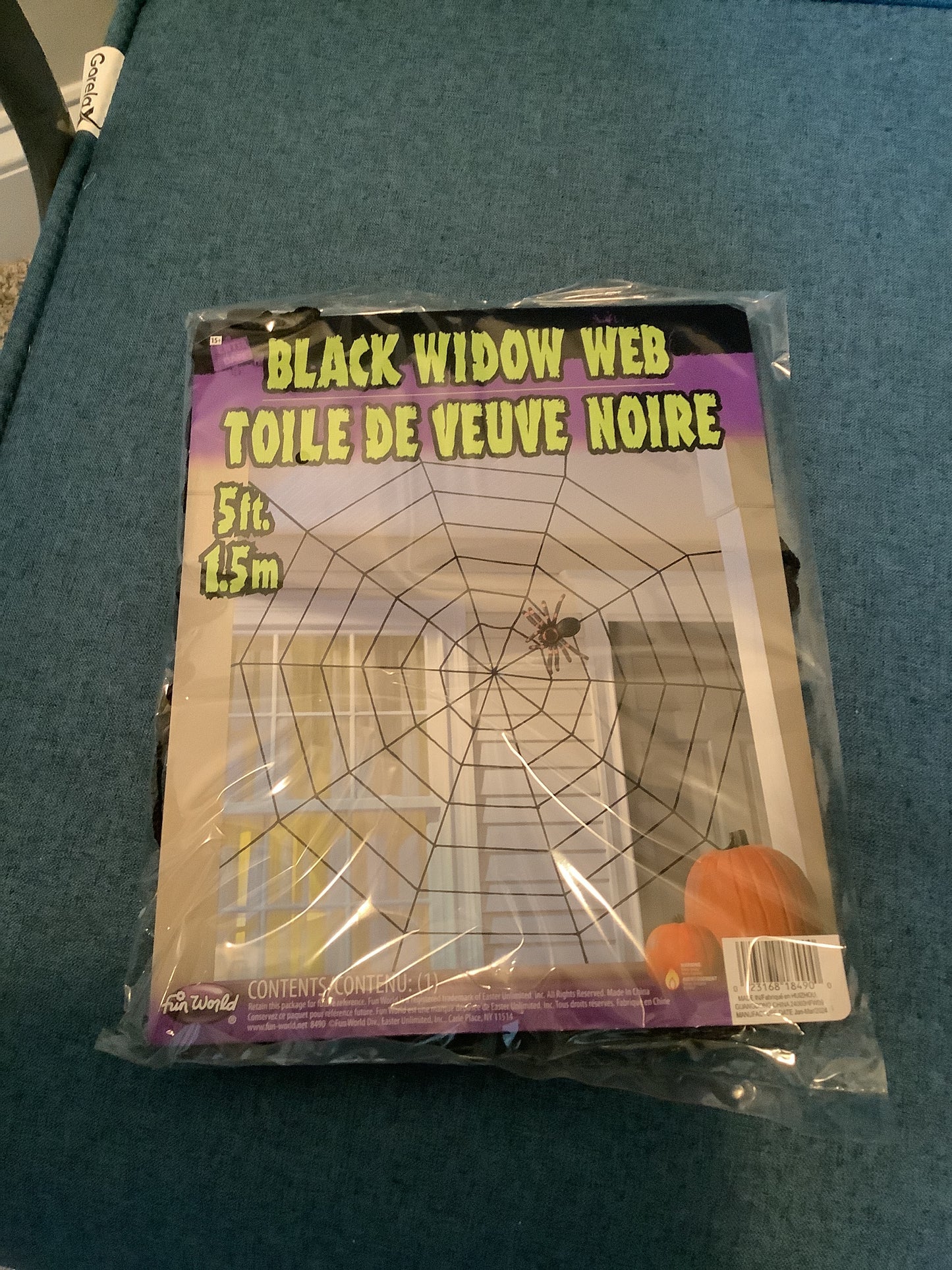 5ft Black Widow Web