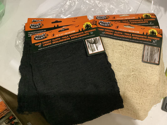 Torn Creepy Cloth - Black or Grey