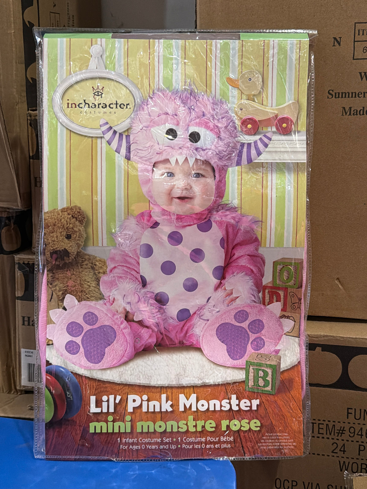 Lil’ Pink Monster - Infant Small (6-12mo)