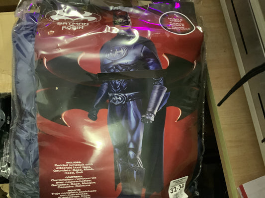 *DC Batman & Robin - Deluxe Batman - Adult Medium (32-34)