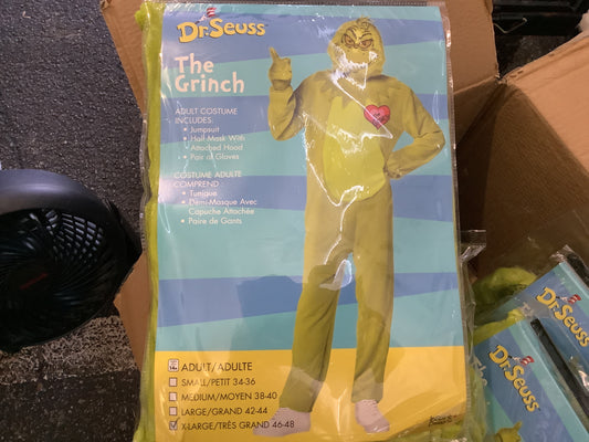 *Dr Seuss The Grinch Costume - Adult Medium (38-40)