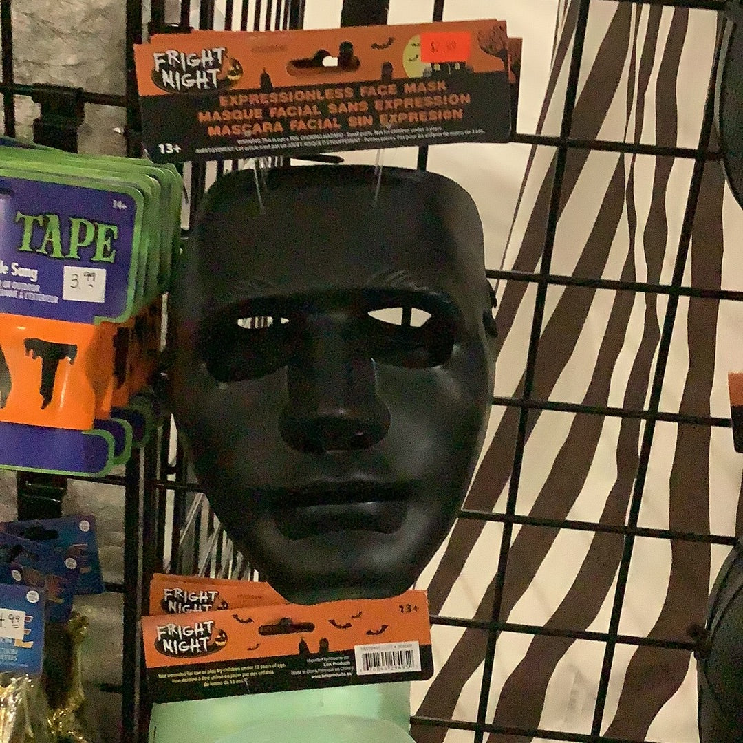 Expressionless Face Mask - Assorted