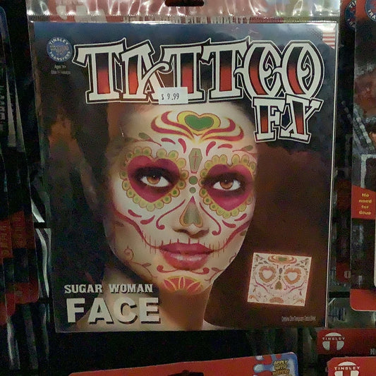 *Sugar Woman Face Tattoos