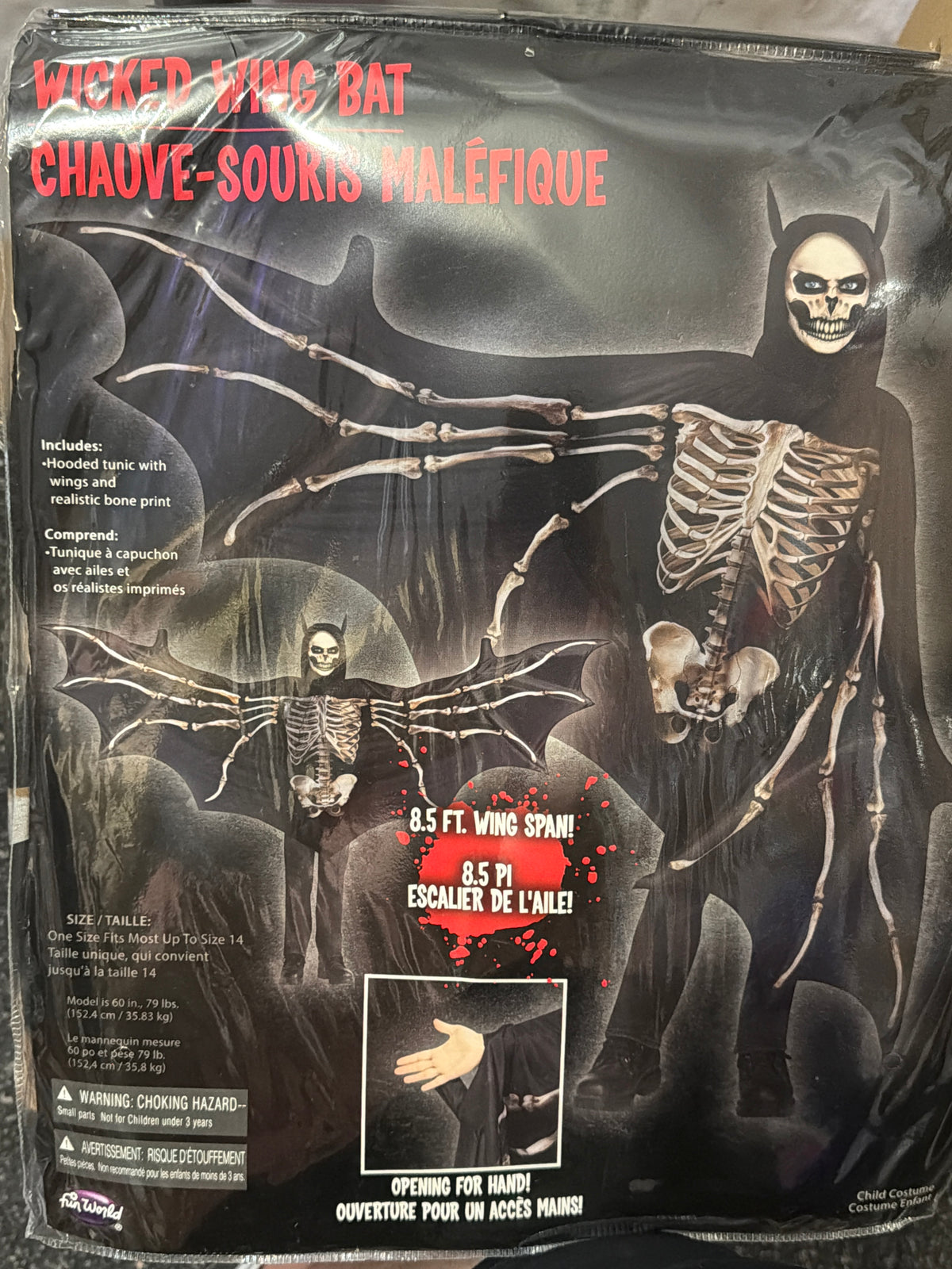 Wicked Wing Bat - Child One Size