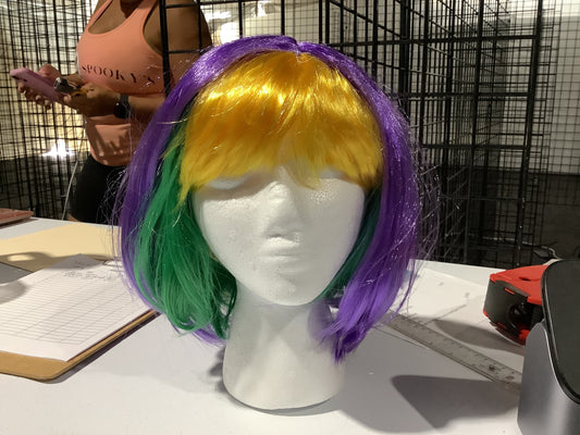 Mardi Gras Student Wig