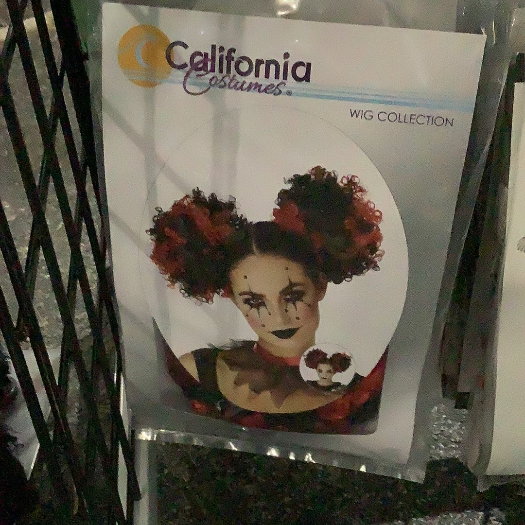 Clown Puffs Red Wig