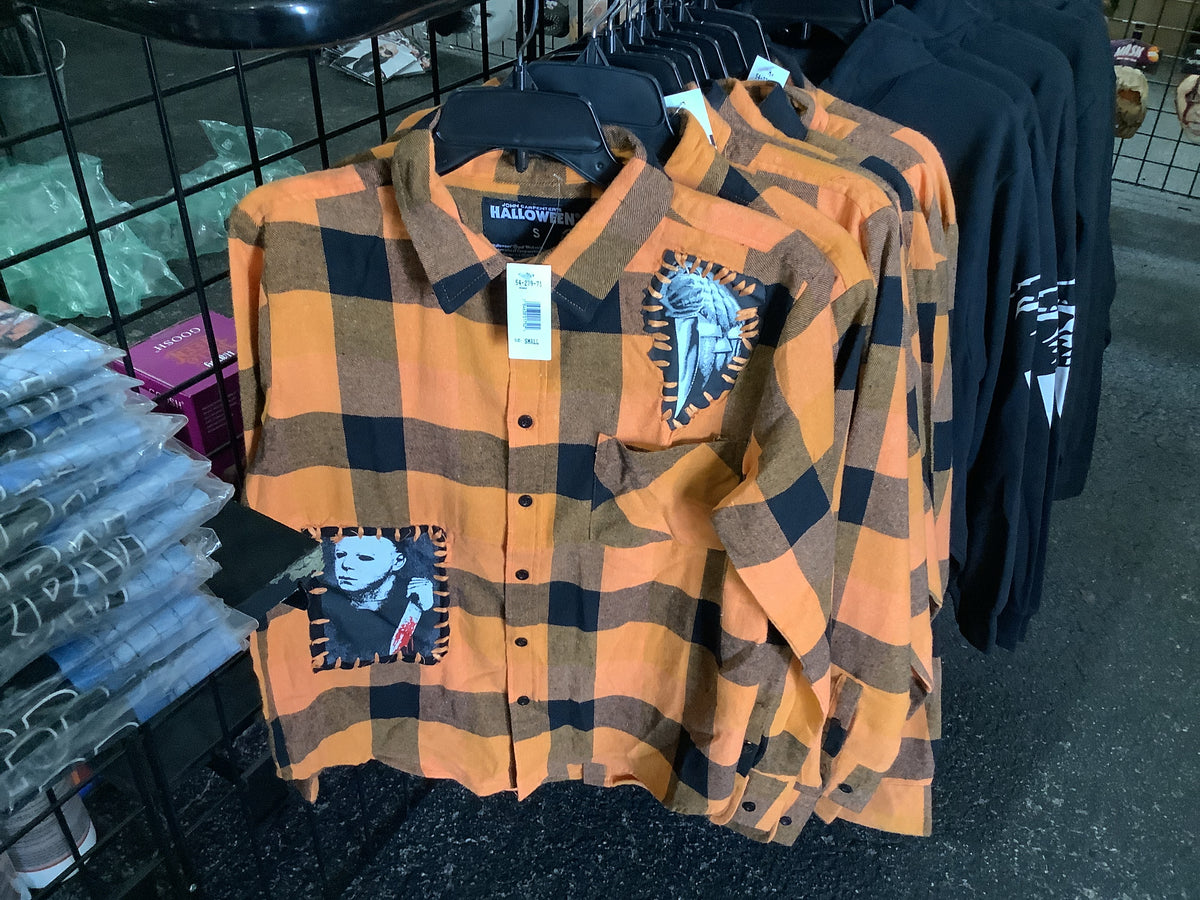 Halloween Plaid Flannel - Small