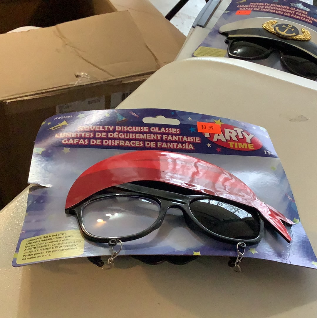 Novelty Disguise Glasses - Party Time