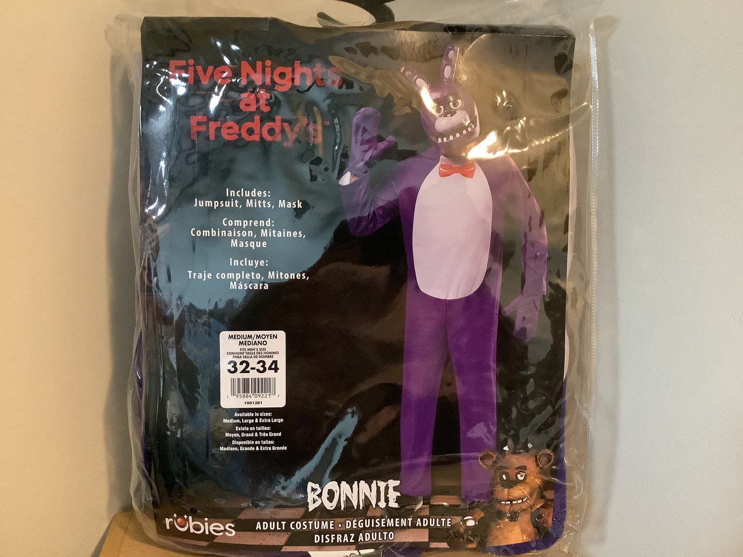 *FNAF Bonnie - Adult Large (36-38)