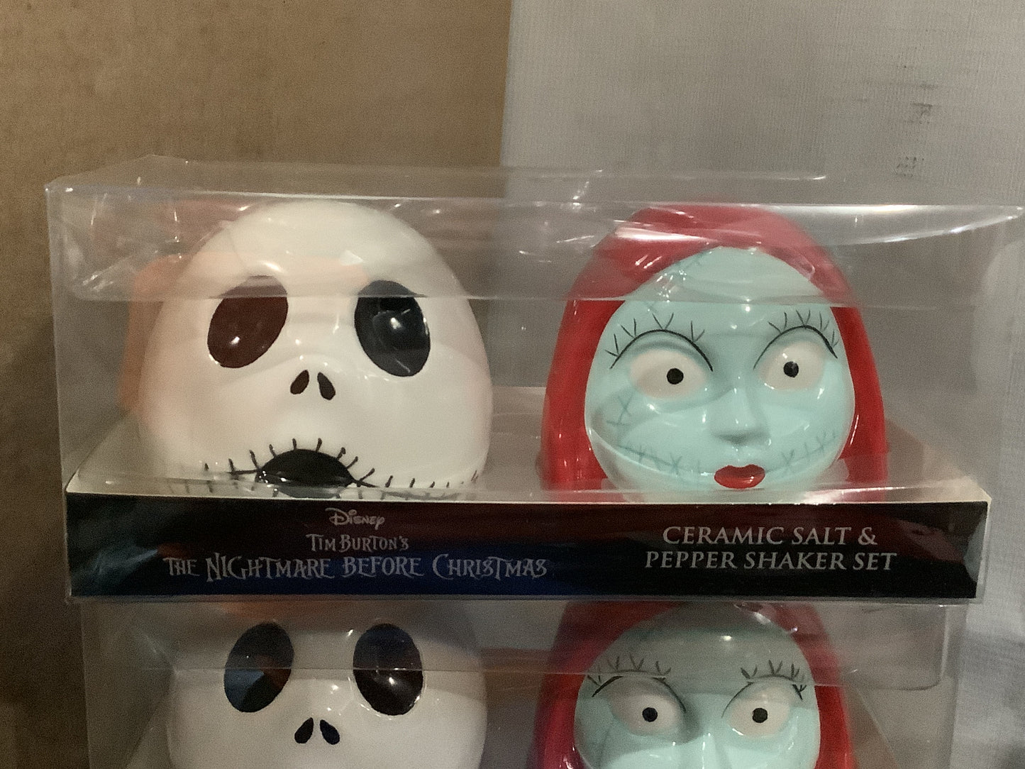 Nightmare Before Christmas Jack & Sally Salt/Pepper Shakers