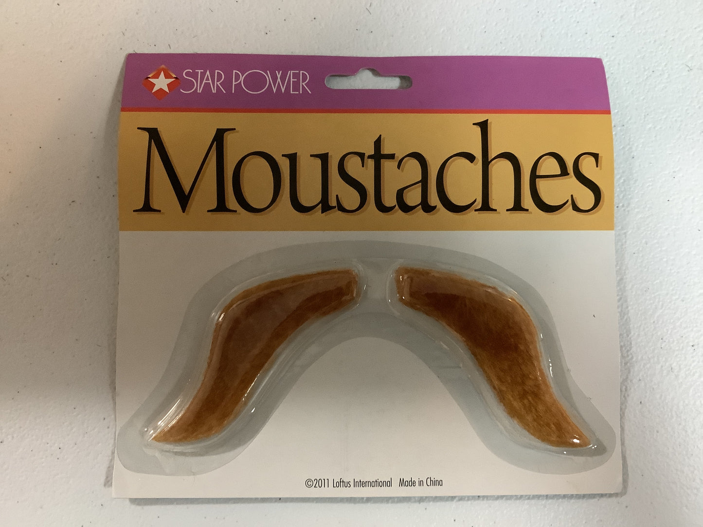 Red Viking Moustache