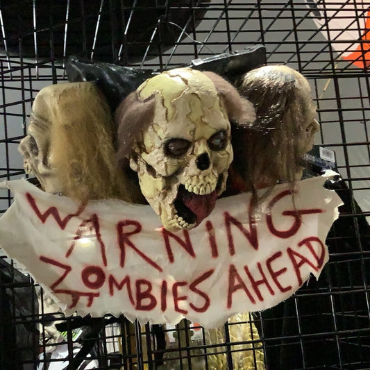 Zombie Wall Plaque 3 Faced