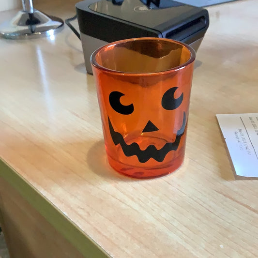 Printed Glass Candle Holder