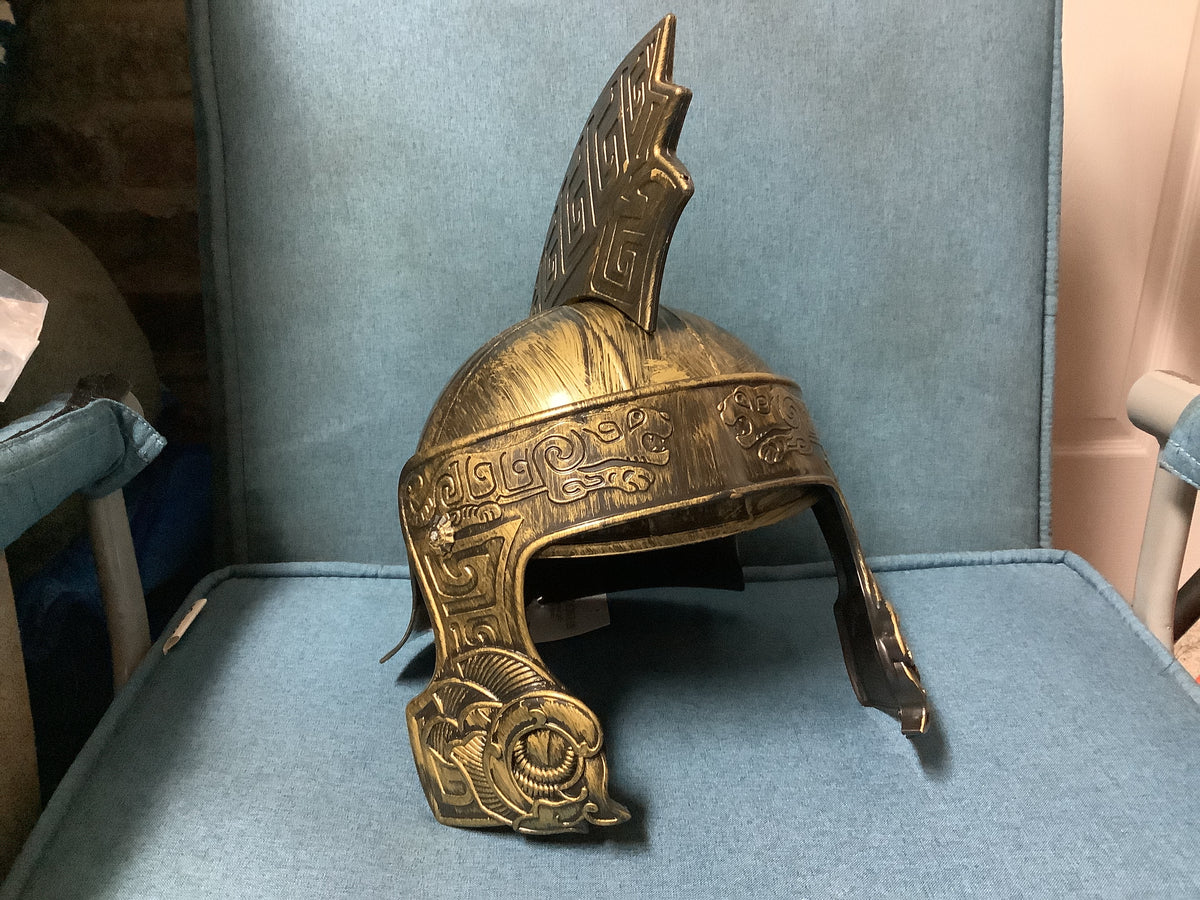 Gladiator Tiger Helmet (OS) - Gold