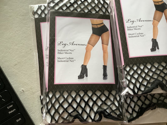 Industrial Net Biker Short - Plus Size