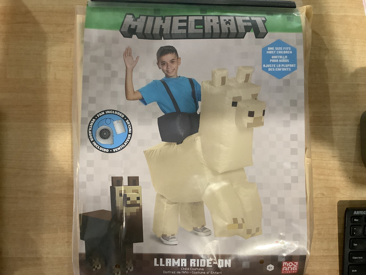 Minecraft - Llama Ride-On Inflatable - Child One Size