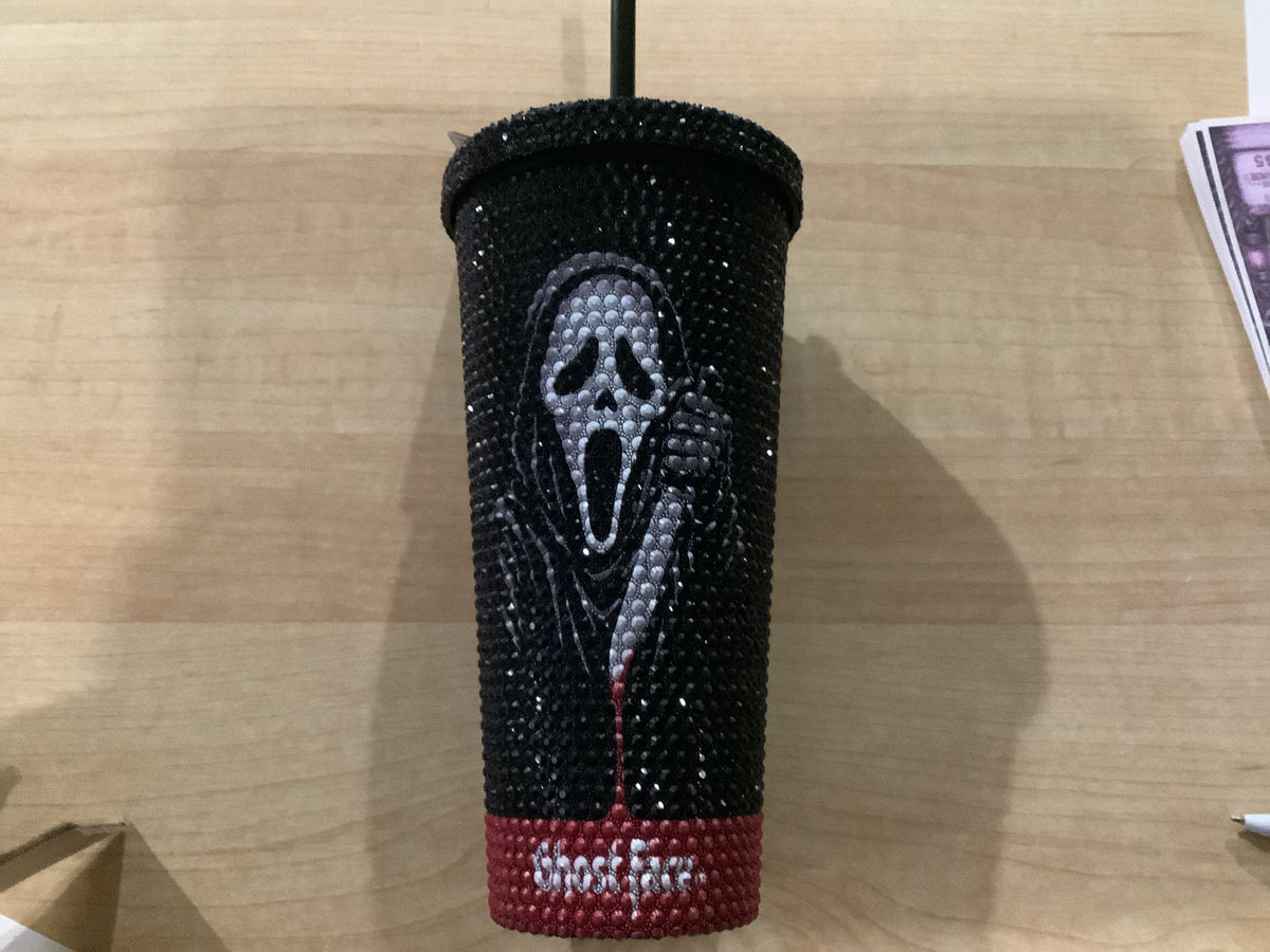 Ghost Face Bling Tumbler