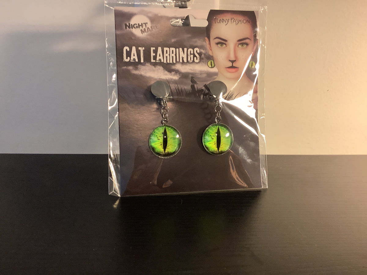 Cat Earrings - Clip on