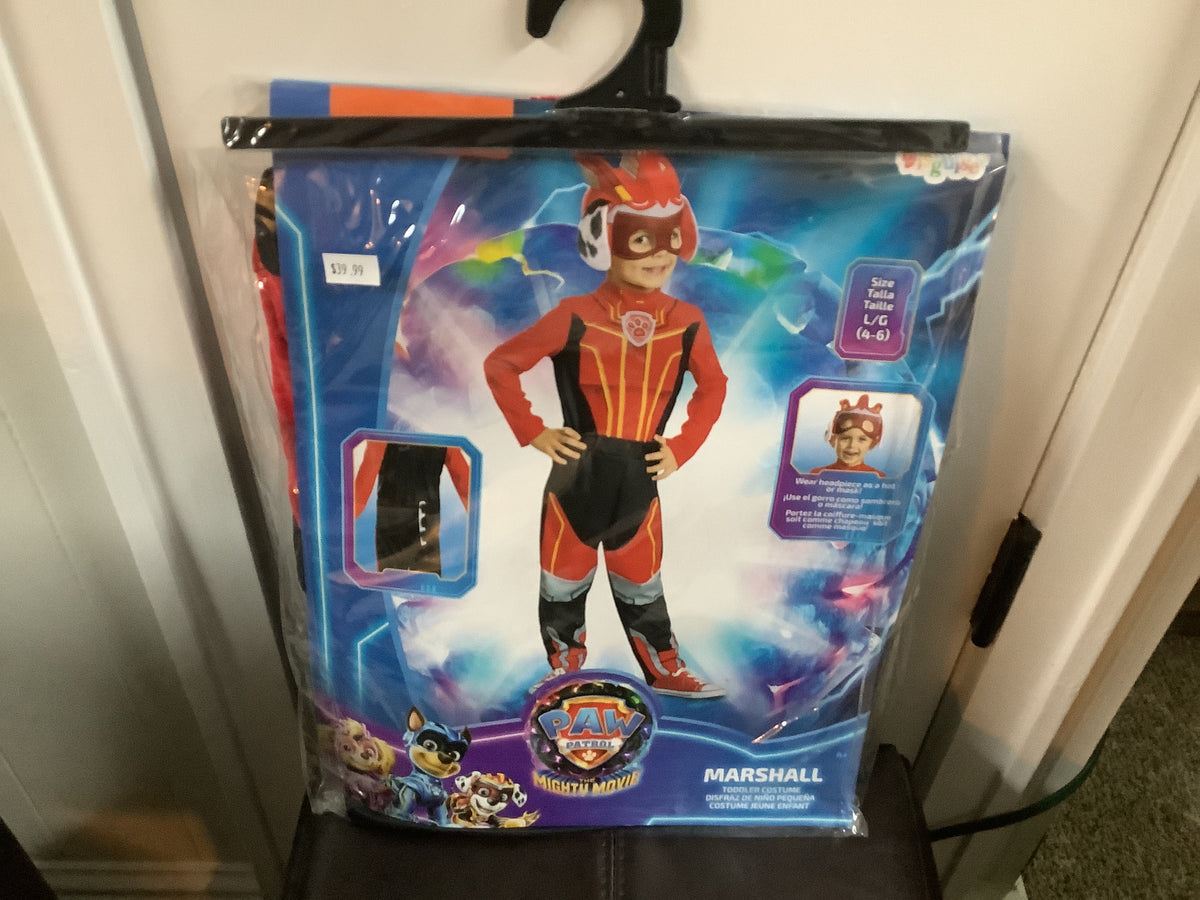 *Paw Patrol The Mighty Movie - Marshall Costume- Toddler S (2T)
