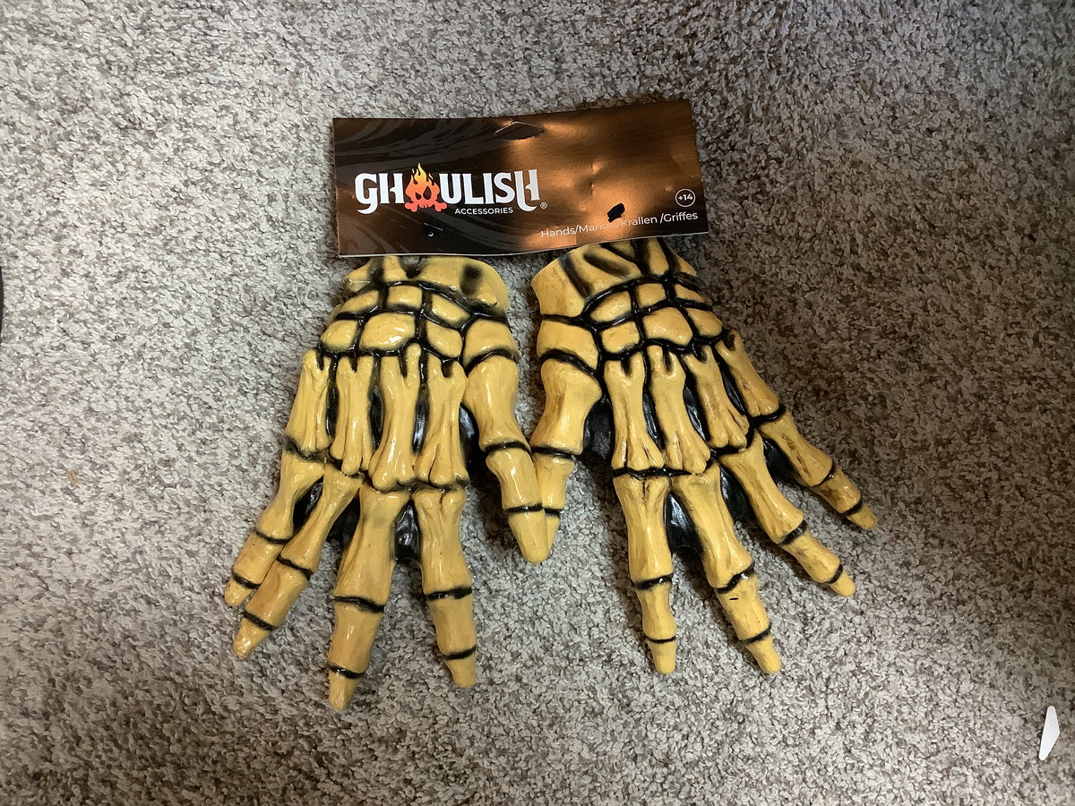 Junior Skeleton Hands Bone-Colored