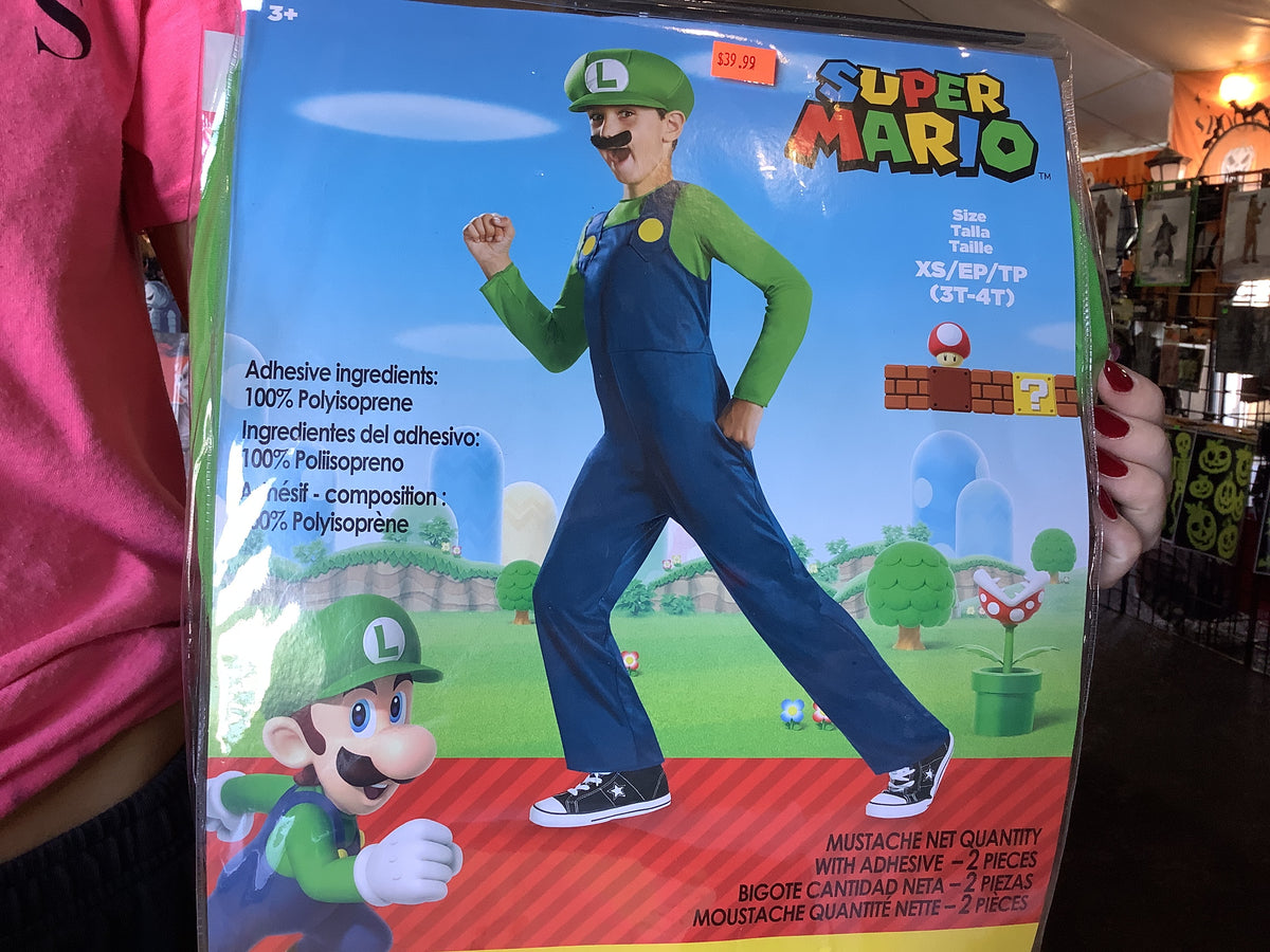 *Super Mario - Luigi- X-Small- Toddler 3T-4T