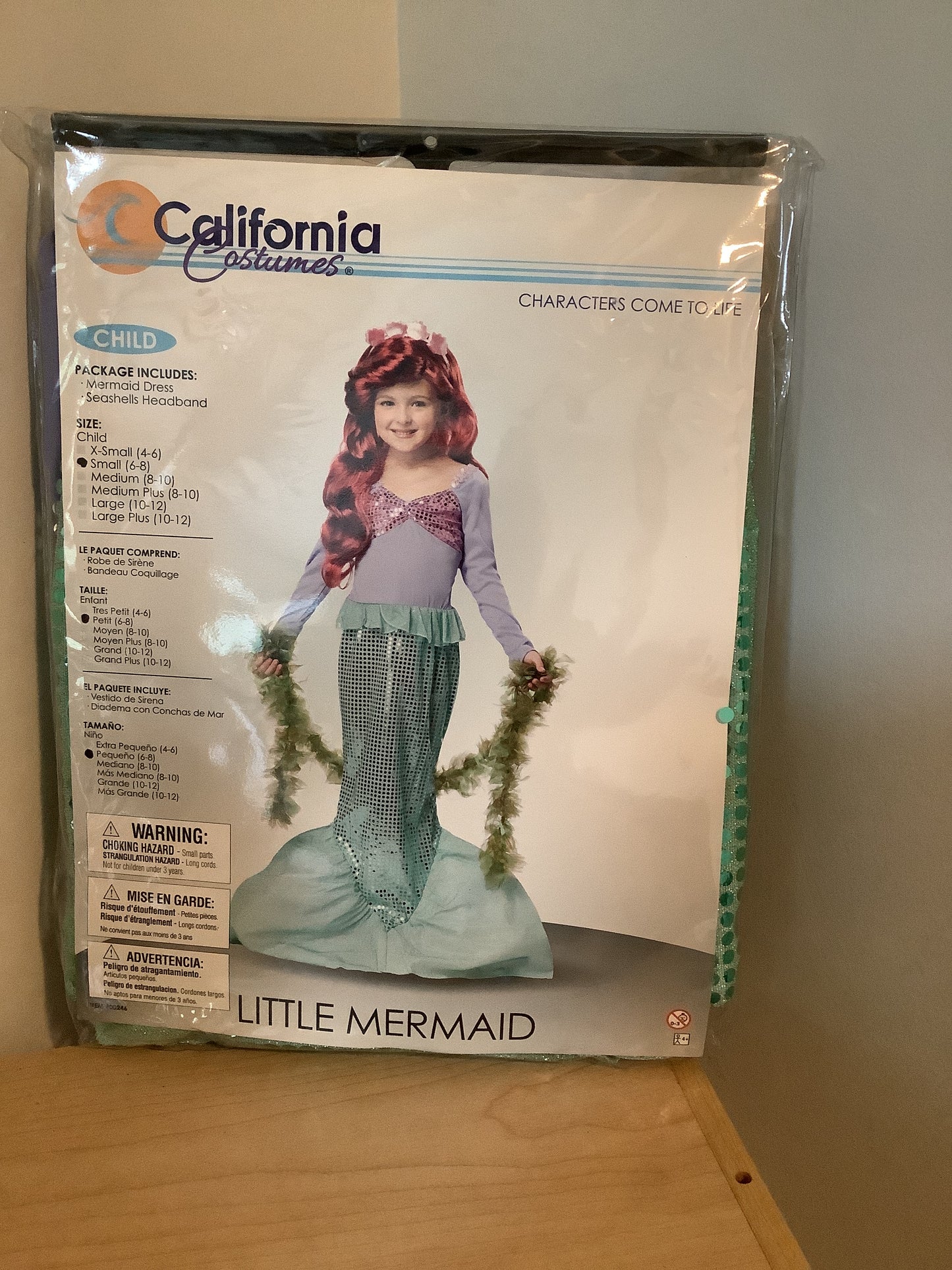 Little Mermaid Child S (6-8)