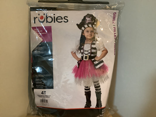 Little Pirate Girl - 4T