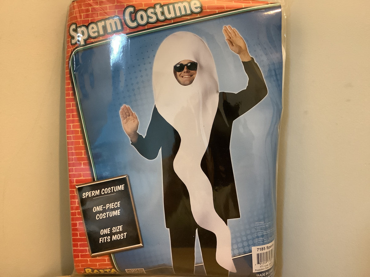 Sperm One-Piece Costume - Adult One Size