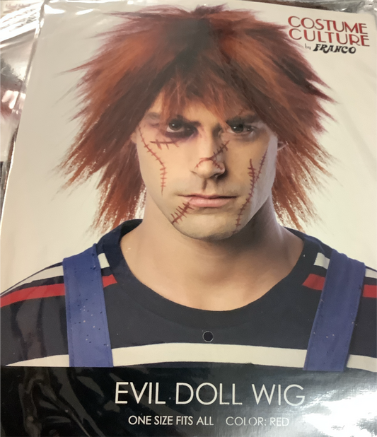 Evil Doll Wig - Adult