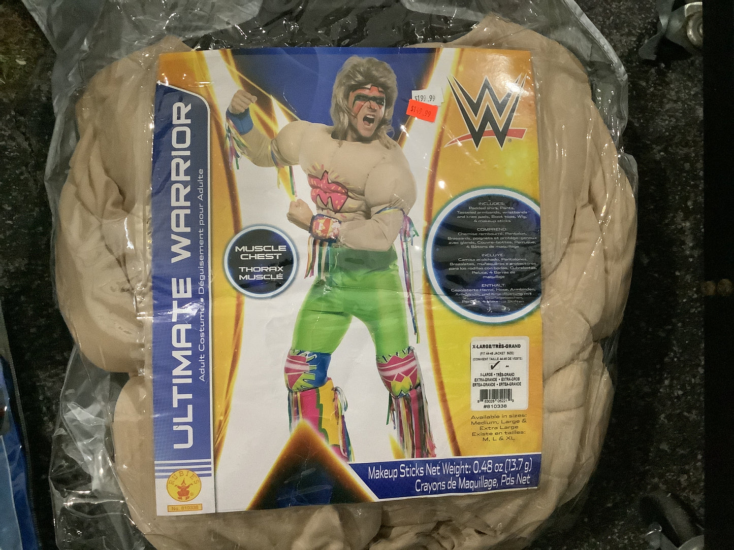 WWE Ultimate Warrior Adult - Rubies