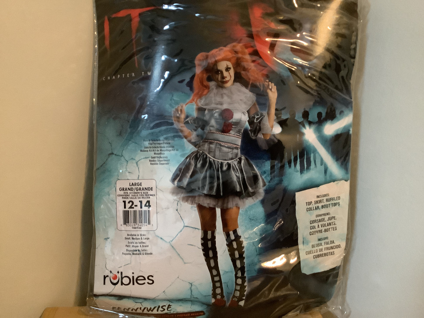 DLX Female Pennywise - Adult Medium (8-10)