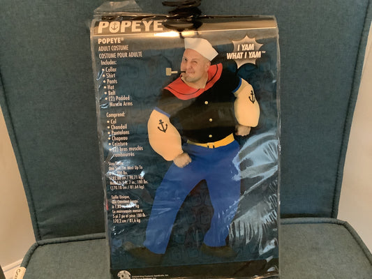 *Popeye Costume Adult - (One Size)