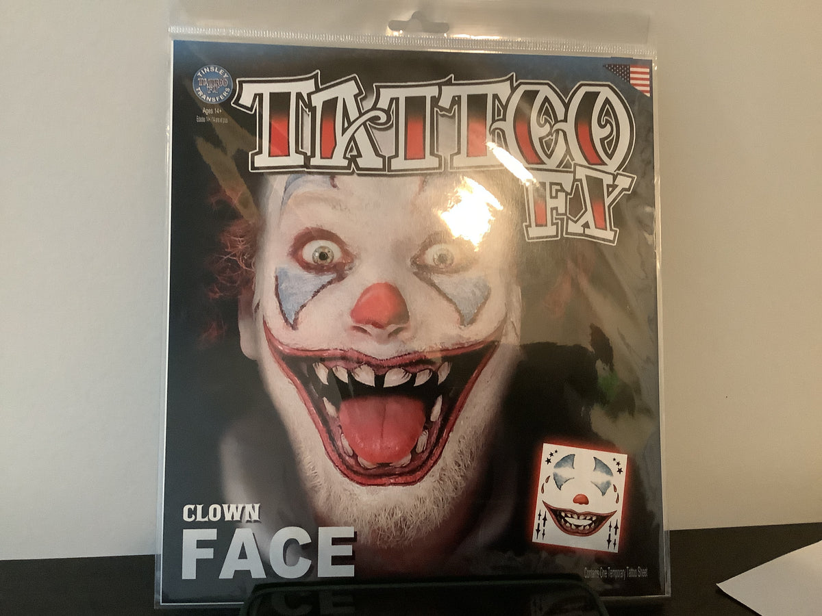 *Tattoo FX-clown Face