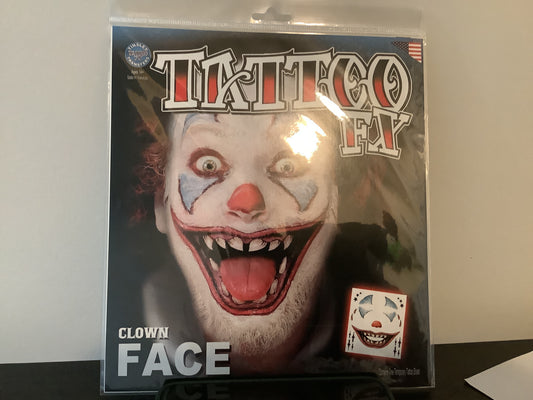 *Tattoo FX-clown Face