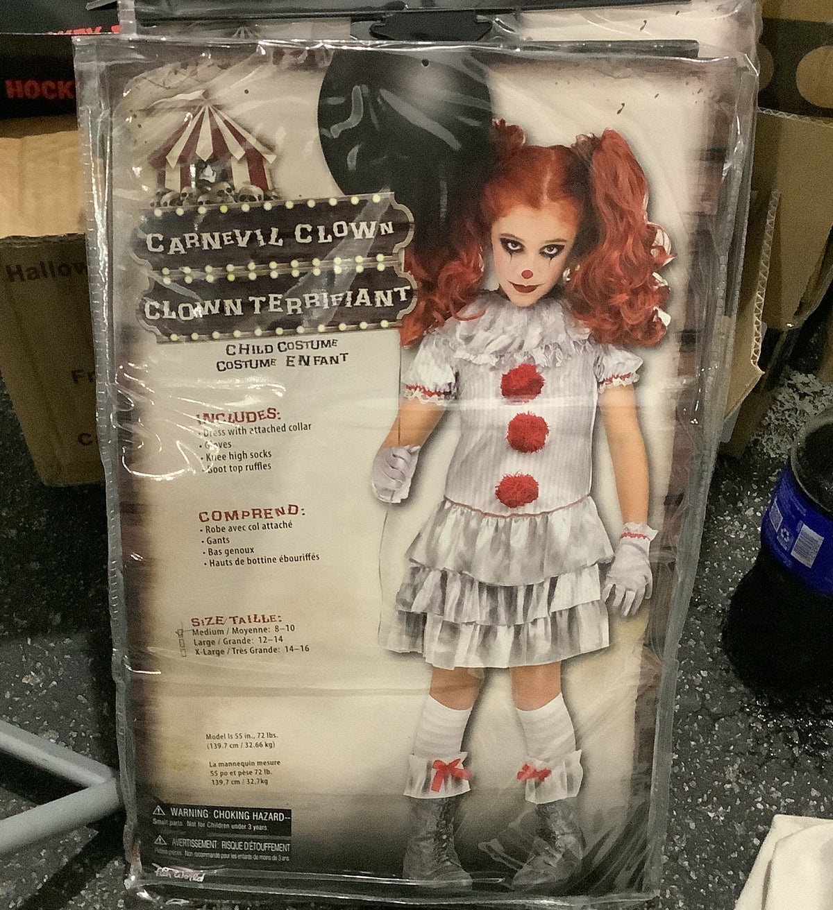 Carnevil Clown - Child Medium (8-10)