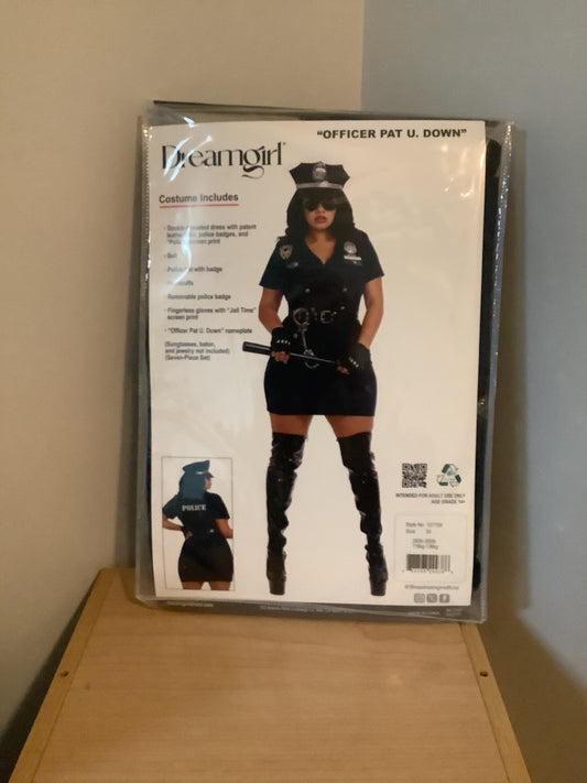 *Officer Pat U Down - Adult 3X