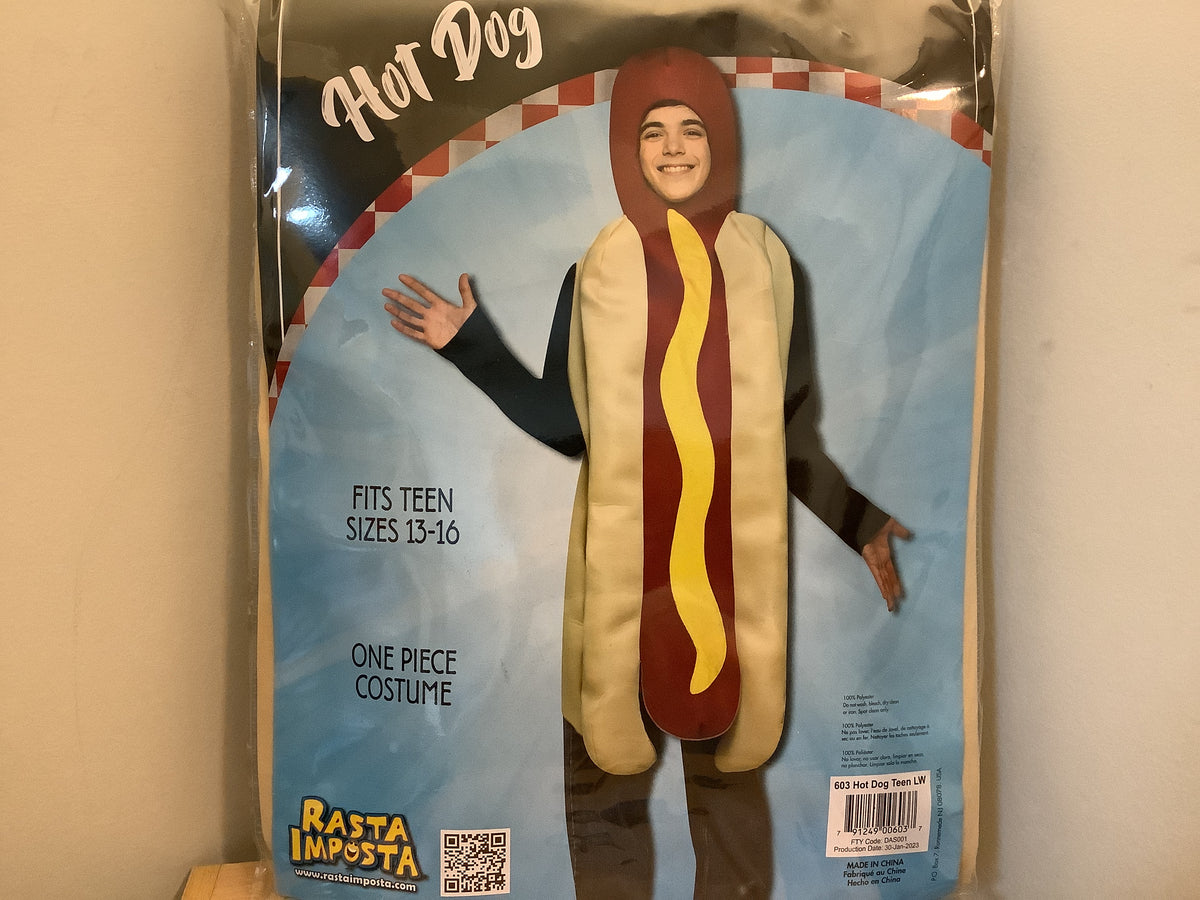 Hot Dog One-Piece Costume - Teen (13-16)