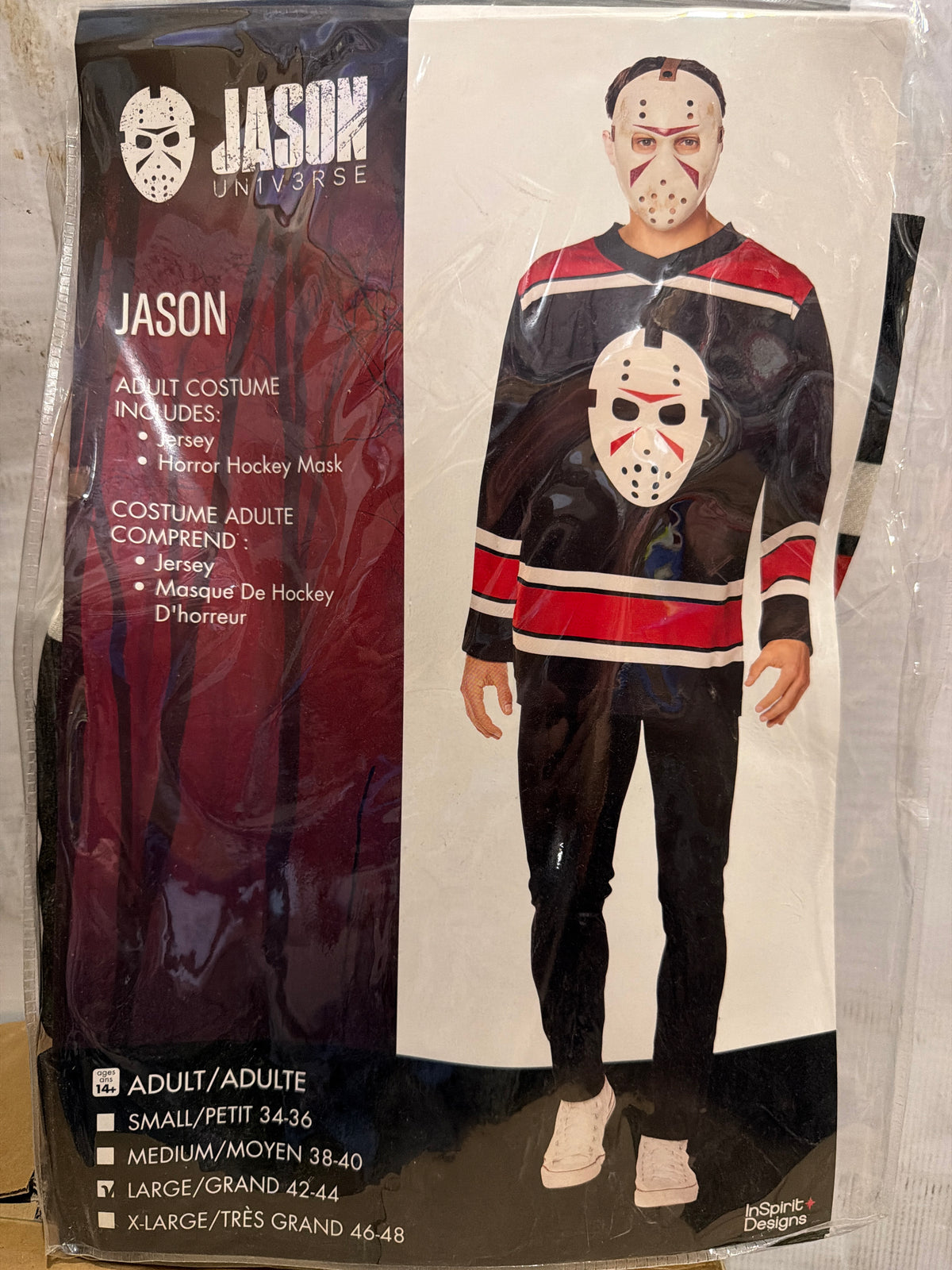Jason Universe - Jason Jersey w/ Mask - Adult Large (42-44)