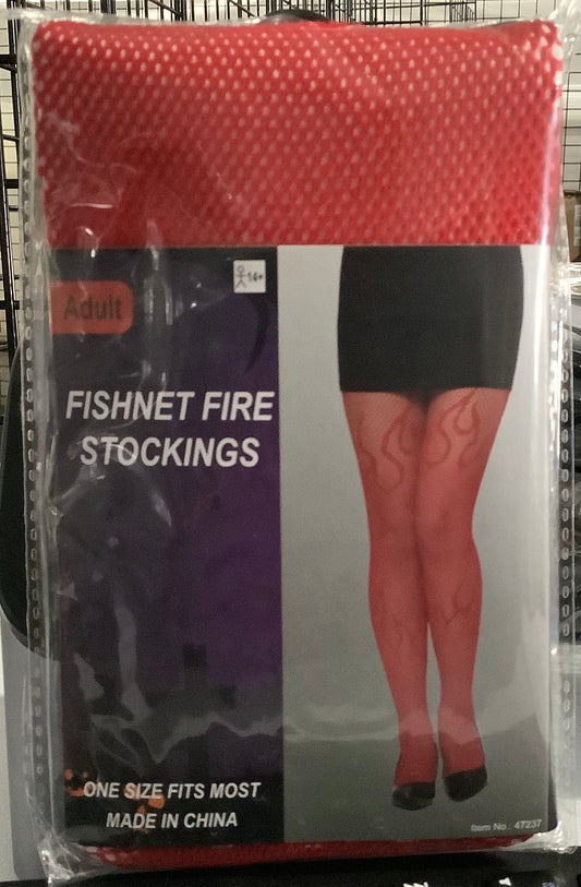 Fishnet Fire Stockings
