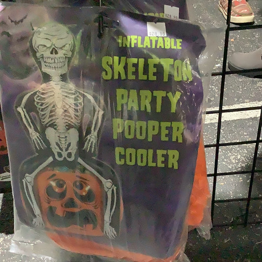 *Inflatable Skeleton Party Pooper Cooler - A Beistle Creation