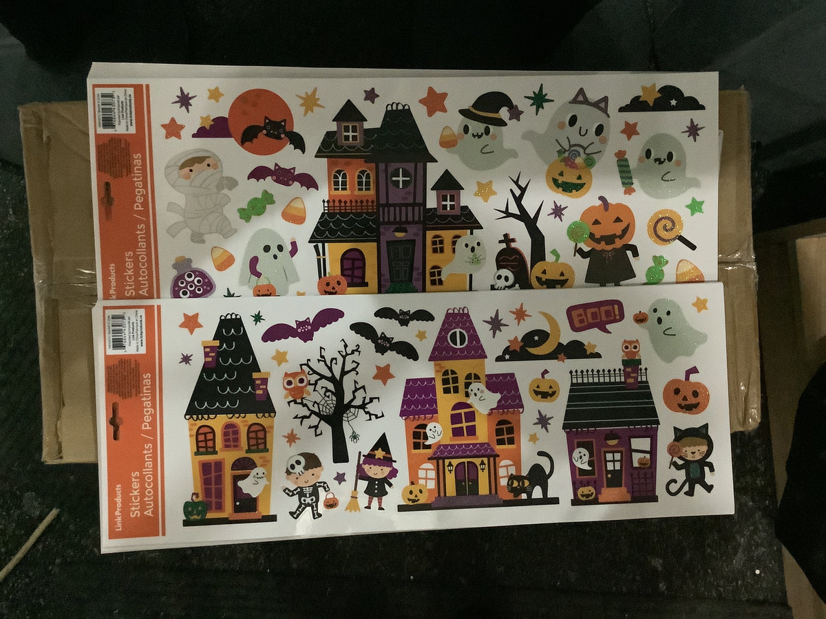 Glitter Halloween Banner - Assorted