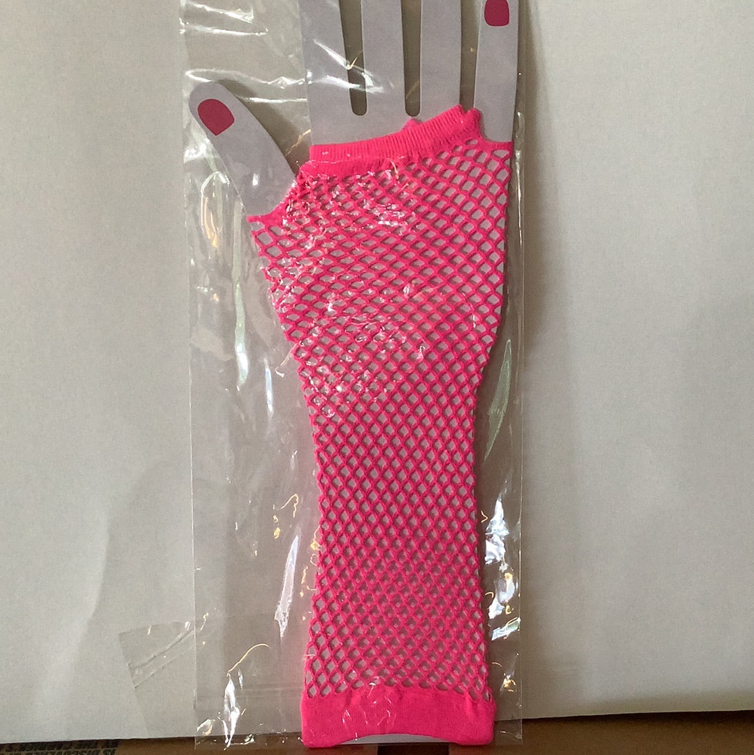 Fishnet Gloves Long Assorted Colors