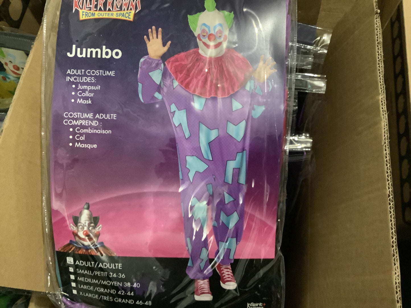 Killer Klowns From Outer Space - Jumbo - Adult Small (34-36)